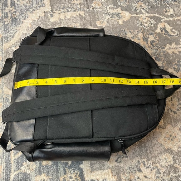 BEIS Sleek Black Travel Backpack - Picture 13 of 15